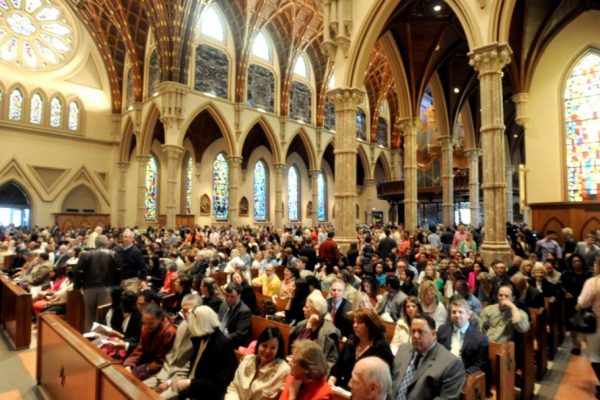 Church Scenes on Easter Sunday