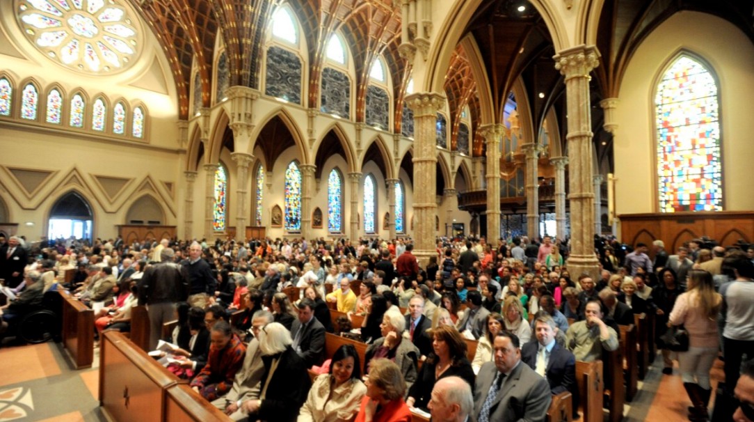 Church Scenes on Easter Sunday